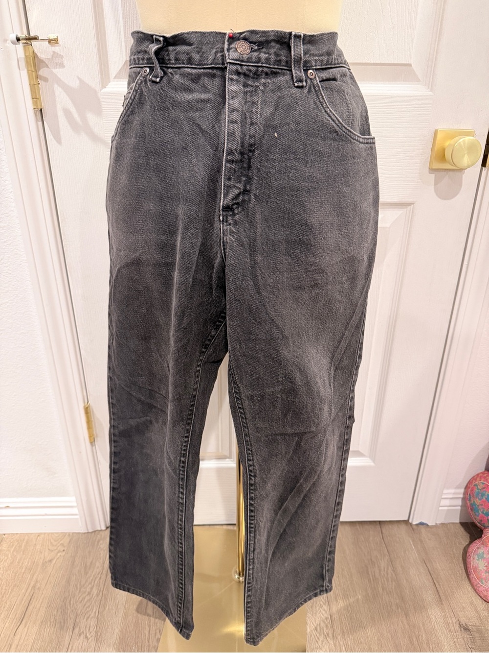 Lee Relaxed Black Washed Denim Jeans